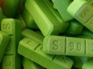 green xanax bars